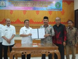 Pj. Bupati Aceh Tamiang Teken Kesepakatan Bersama Univ. Al-Muslim Bireun