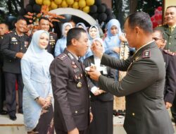 Usai Upacara HUT Bhayangkara Ke- 78, Dandim 0117 Aceh Tamiang Beri Suprise Kapolres