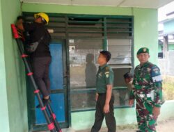 Kodim 0117 Aceh Tamiang Melakukan Pengecekan Jaringan Listrik Bersama PLN