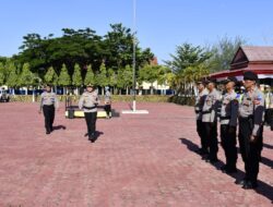Kapolres Aceh Tamiang Pimpin Apel Gelar Pasukan Operasi Patuh Seulawah 2024