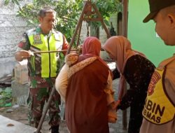 Peduli Kesehatan, Babinsa Koramil 02 Karang Baru Dampingi Posyandu Desa Binaan
