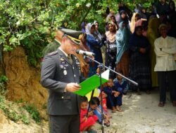 Dandim 0117 Aceh Tamiang Pimpin  Upacara Pemakaman Militer Almarhum Kopda Irwan Syah Cilka