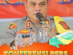 Gelar Press Release Akhir Tahun, Kapolres Aceh Tamiang ungkap Capaian Kasus Selama Tahun 2024