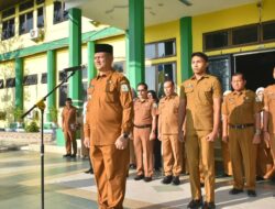 Bupati Aceh Tamiang Irjen Pol (P) Drs. Armia Pahmi, MH Pimpin Apel Pagi