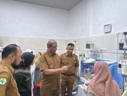 Kunjungi Bayi Muhammad Fahrizal Mengalami Gizi Buruk, Bupati Armia Pahmi: Saya Minta Perawatan Yang Terbaik