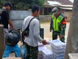 Babinsa Koramil 08/Rantau Himbau Pengusaha Roti Jaga Kebersihan
