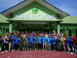 Mempererat Silaturahmi Kodim 0117/Aceh Tamiang Gelar Coffee Morning Bersama Insan Pers