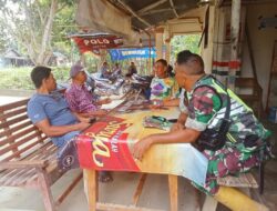 Mewujudkan Keakraban, Babinsa Komsos Dengan Warga Binaan