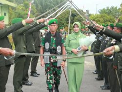Sambut Pejabat Dandim Baru, Kodim 0117/Aceh Tamiang Gelar Tradisi Satuan
