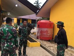 Pastikan Belajar Mengajar Segera Normal, Dandim 0117/Aceh Tamiang Tinjau Sekolah Yang Sudah Bersihkan Dan Di Renovasi TNI
