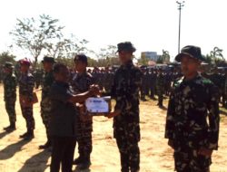 Wakil Bupati Pimpin Apel Pelepasan Satgas TNI Operasi Pemulihan Pascabencana di Aceh Tamiang