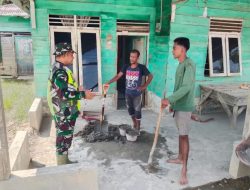 Babinsa Koramil 04/Bendahara Pererat Hubungan Silaturahmi dan Kebersamaan dengan Warga Binaan