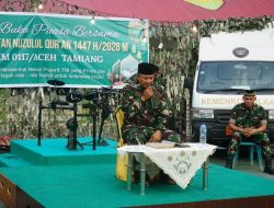 Dandim 0117/Aceh Tamiang Gelar Nuzulul Qur’an 1447 H/2026 M Dan Buka Puasa Bersama Prajurit dan Persit