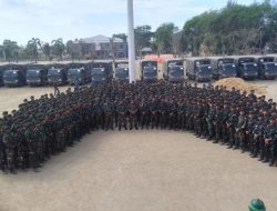 Dandim 0117/Aceh Tamiang Pimpin Apel Pelepasan Satgas Operasi Pemulihan Pascabencana Aceh Tamiang
