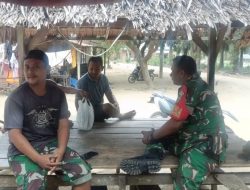 Pastikan Wilayah Binaan Aman, Babinsa Rutin Laksanakan Komsos Dengan Warga