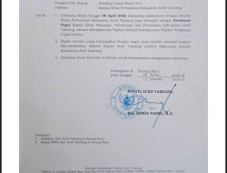 Bupati Aceh Tamiang Tunjuk Empat Plt Kepala Dinas untuk Isi Kekosongan Jabatan