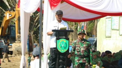 TNI Manunggal Membangun Desa (TMMD) ke-128 Tahun 2026 Resmi di Buka, Bupati Armia: Pastikan Pengerjaan Tepat Waktu dan Bermanfaat Hingga ke Anak Cucu