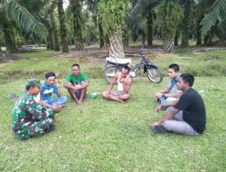 Babinsa Bantu Cek Dan Merawat Tanaman Cabe Milik Kelompok Tani