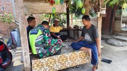 Babinsa Ciptakan Keakraban Dengan Warga Binaan Melalui Komsos