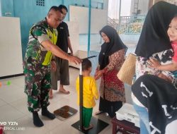 Babinsa Dampingi Kegiatan Posyandu Sebagai Wujud Kepedulian Dan Kesehatan Balita