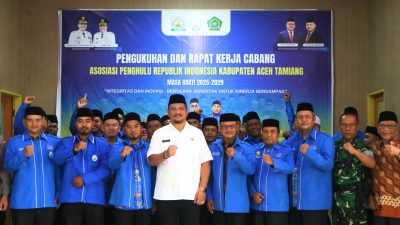 Bupati Aceh Tamiang Hadiri Pengukuhan dan Buka Raker Cabang APRI Masa Bakti 2025 – 2029