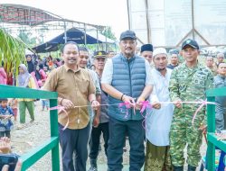 PARLEMENTARIA: Ketua DPRK Aceh Tamiang, Fadlon, SH Hadiri Peresmian Jembatan Gantung Perintis Garuda, Apresiasi Kolaborasi TNI dan Masyarakat