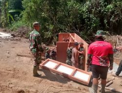 SatgasTMMD Reguler Ke-128 Kodim 0117/Aceh Tamiang, Lakukan Persiapan Pengecoranran