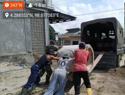 Sejumlah Material Bangunan Telah Disiapkan Satgas TMMD Ke-128 Untuk Mendukung Proses Pengerjaan Goreng – Goreng