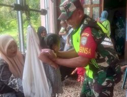 Babinsa Dampingi Kegiatan Posyandu Sebagai Wujud Kepedulian Dan Kesehatan Balita