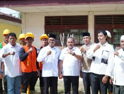 Plt. Sekda Syuibun Tepungtawari Revitalisasi Bangunan Sekolah di Manyak Payed