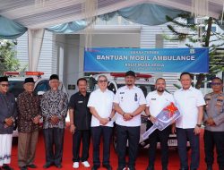 Pemkab Aceh Tamiang Sambut Bantuan 3 Ambulans Toyota, Bupati: Ini ‘Nutrisi Semangat’ Petugas Medis