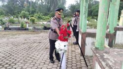 Hari Bhayangkara ke-80, Kapolres Aceh Tamiang Ziarah dan Tabur Bunga di TMP Karang Baru