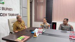 Kapolres Robby Ansyari Lakukan Silaturahmi ke Bupati Armia, Perkuat Sinergi Polri-Pemkab Jaga Aceh Tamiang Aman dan Kondusif