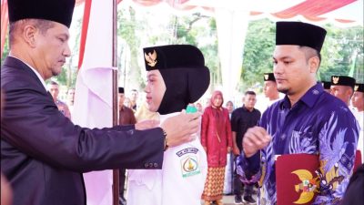 Bupati Armia Kukuhkan 30 Paskibraka Aceh Tamiang 2026: Ini Peneguhan Tanggung Jawab, Bukan Sekadar Seremoni